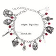 thumbnail image 2 of 1pc Halloween Horror Shape Pendant Bracelet, Men's Cool Decorative Ring Gift, 2 of 5