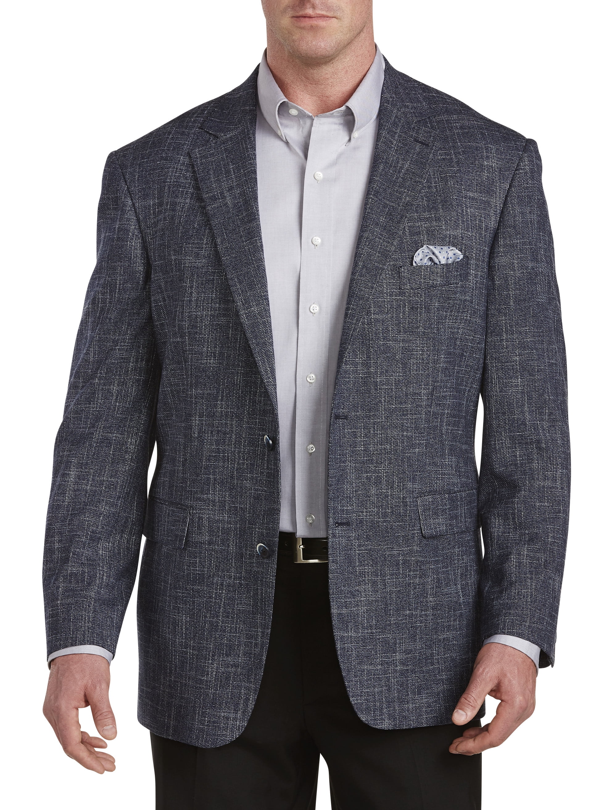 Men's Big & Tall Oak Hill Textured Jacket-Relaxer Sport Coat ...