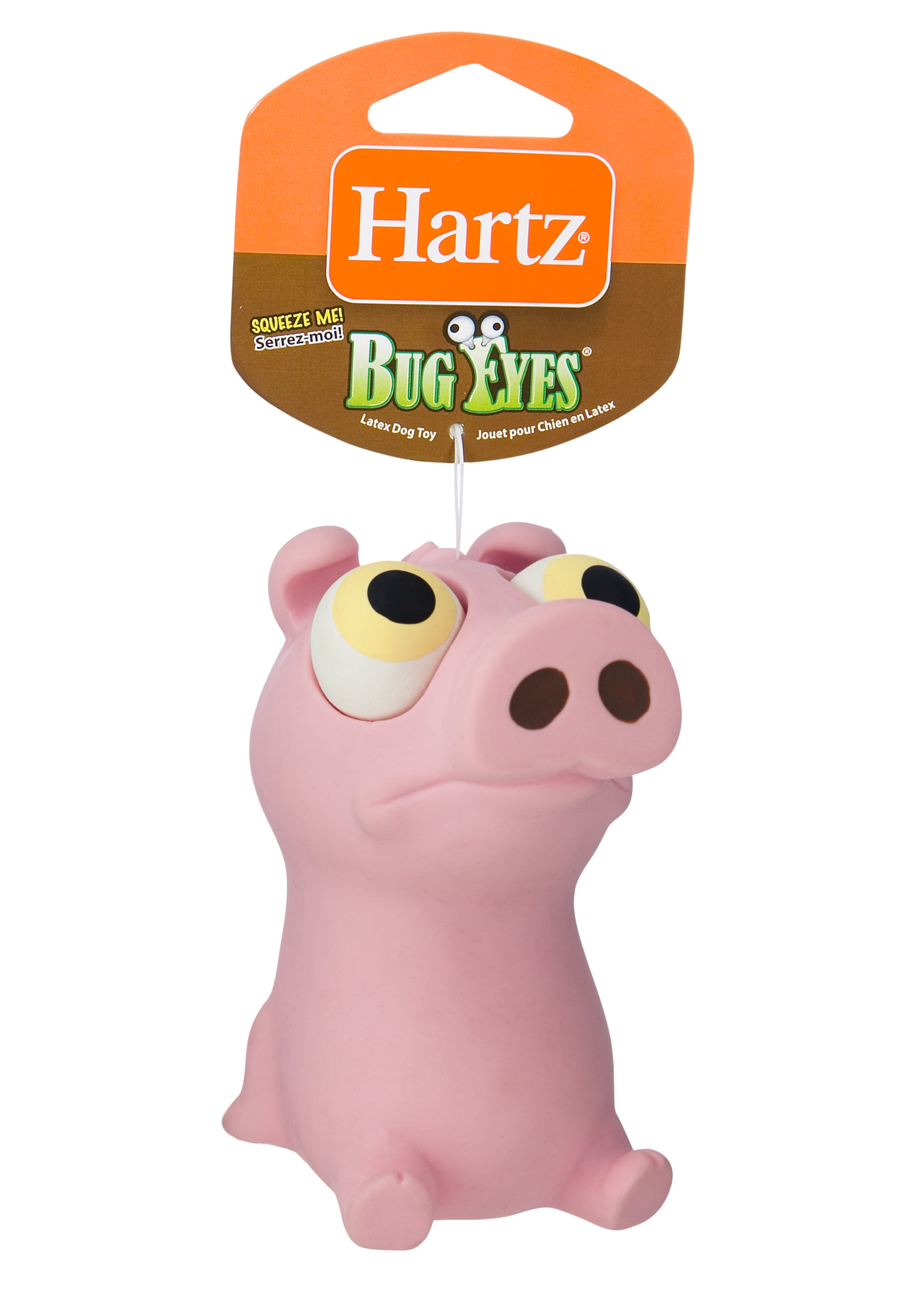 Hartz Bug Eyes Dog Toy, Latex, 1ct, Animal May Vary