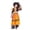 #02 Orange, variant on Halloween Tutu Dress Christmas Outfits Cute Pumpkin Sparkly Dresses with Straps #05 Orange Size 3Y