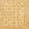 thumbnail image 1 of Ahgly Company Indoor Square Abstract Chrome Gold Yellow Oriental Area Rugs, 5' Square, 1 of 6