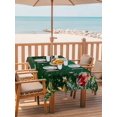 thumbnail image 2 of Outdoor Table Cloth with Umbrella Hole and Zipper,Christmas Green Waterproof Rectangle Tablecloth 60"x102",Winter Gold Star Red Xmas Balls Snowflake Table Cover for Outside Party Patio Picnic, 2 of 8
