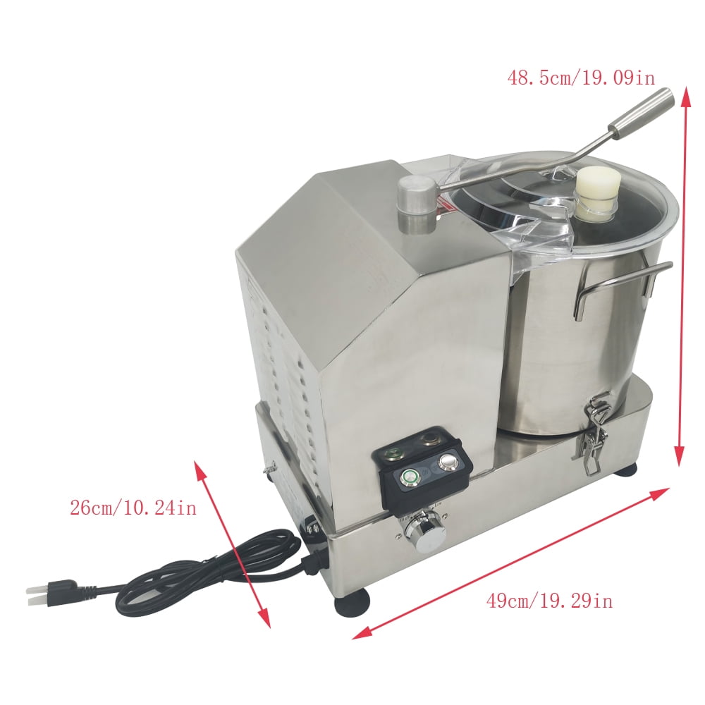 12L Meat and Vegetable Blender Food Shredder Stainless Steel Electric Food Processing Machine 110V 2000W