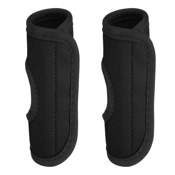 Uxcell Luggage Handle Wrap for Suitcase 2 Pcs Bright Color Neoprene Comfort Soft Handle Covers Black
