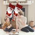 thumbnail image 4 of Large Christmas Stocking for Fireplace Mantel – 26 Inch Big Xmas Sock for Holiday Decoration, Candy & Gift Storage – Multicolor Polyester Christmas Decor for Home, Tree, or Bedside, 4 of 5