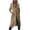 Khaki, variant on Lovskoo Cardigan Sweaters for Women Open Front Long Sleeve Medium Length Knit with Belt Lapel Jacket Oversized Winter Outerwear Tops Khaki