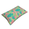 thumbnail image 3 of Naloa Colorful Palm Leaves Pillowcase, Throw Pillowcase, Wrinkle-Free, Stain-Resistant with Hidden Zipper for Bedroom Sofa - 16"x24", 3 of 9