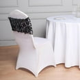 thumbnail image 6 of BalsaCircle 5 Black 10" Big Payette Sequined Chair Sashes Events Catering, 6 of 8