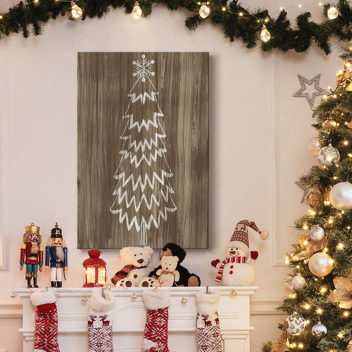 Barnwood Wonderland VIII- Gallery Wrapped Canvas