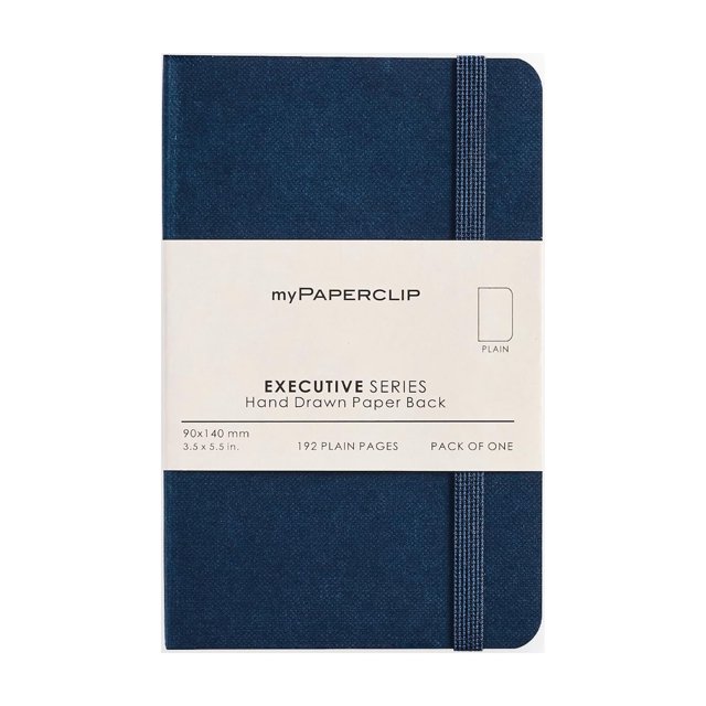 Cuaderno myPAPERCLIP Executive 9 x 14 cm 192 páginas azul