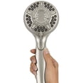 thumbnail image 3 of Waterpik 12-Mode 2-in-1 Dual Shower Head System with 5-Foot Hose and PowerPulse Therapeutic Massage, Brushed Nickel, XET-639E-649E, 3 of 8