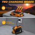 thumbnail image 4 of DANCINGBOAR Luz de trabajo solar recargable de 120 W, 10000 lm, IP66, 4 of 8