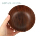 thumbnail image 2 of Cuenco de madera para servir, pequeño, resistente al desgaste, para aperitivos, dulces, salsas, para el hogar, multifunción, 2 of 6