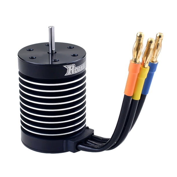 Reemplazo de motor sin escobillas a prueba de agua 4P Motor para 1/10 1/12 1/14 RC Buggy Car Hugtrwg Para estrenar