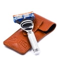 thumbnail image 3 of PARKER FUSION COMPATIBLE Voyage RAZOR avec Étui en Cuir, 3 of 4