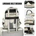 thumbnail image 3 of FORMRS Mini Backpack Purse for Women Travel Daypack Casual Shoulder Bag, White Cute Cats, 3 of 7