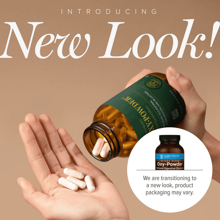 Global Healing Oxy Powder Stomach Medicine Laxative Colon Cleanse Pure Detox Magnesium Supplement 60 Capsules Walmart