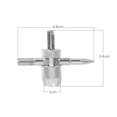 thumbnail image 4 of Essential 4Way Car Bike Tire Valve Repair Remover Tool  Durable Brass and Steel Construction  Core Key, Extractor, Threaders  Easy Maintenance Accessory, 4 of 8