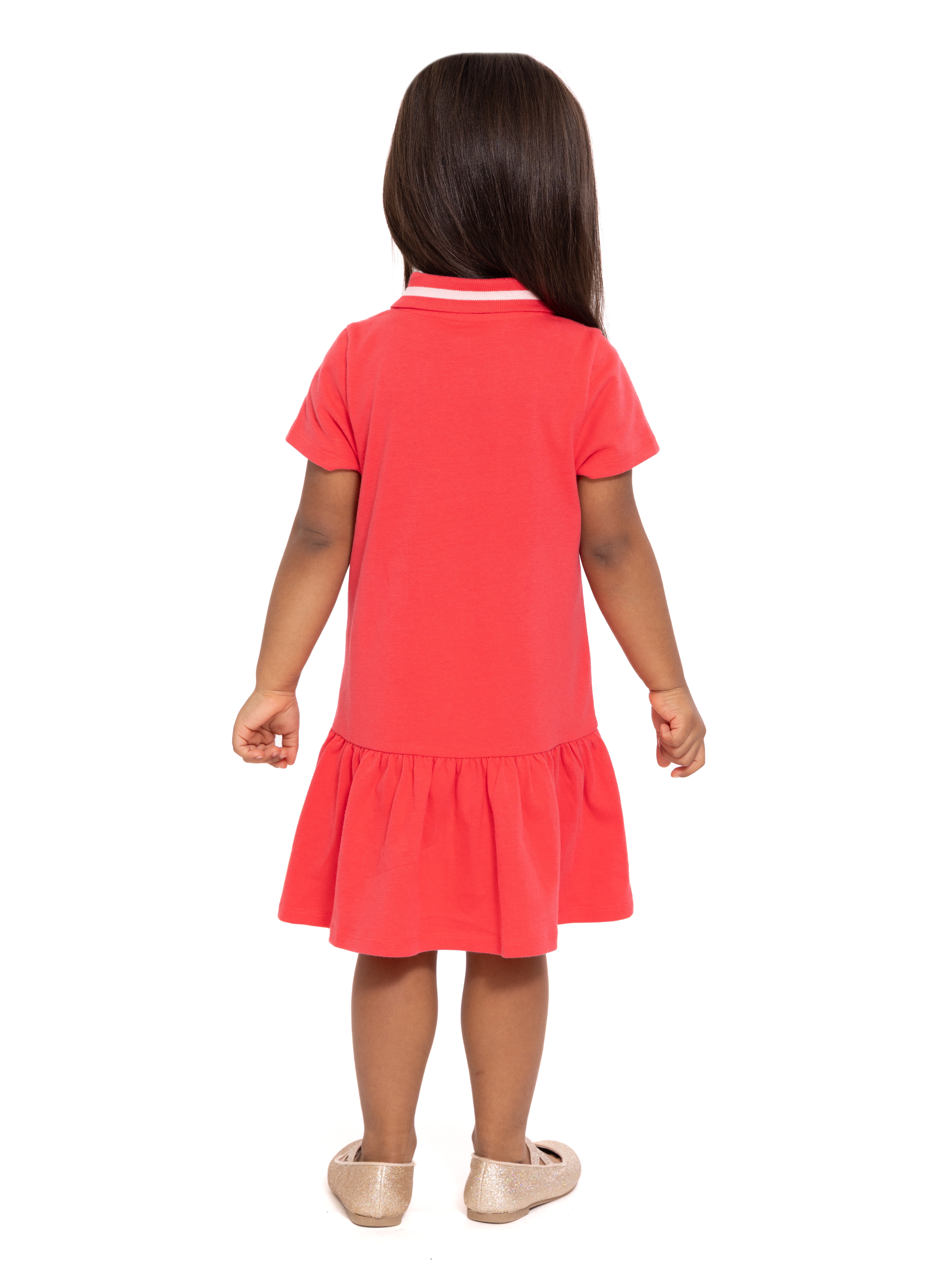 Wonder Nation Toddler Girls Collared Athletic Dress, Sizes 12M-5T