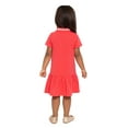 thumbnail image 5 of Wonder Nation Toddler Girls Collared Athletic Dress, Sizes 12M-5T, 5 of 7