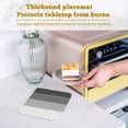 thumbnail image 6 of Black Grey Striped Pot Holders for Kitchen Heatproof Potholder, 4 Pack Farmhouse Modern Hot Pads Multipurpose Oven Pads Cloth Potholders Trivet for Cooking and Baking, 6 of 8