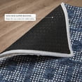 thumbnail image 6 of Addison Rugs Dream Shag Premium Machine Washable Transitional Squares Blue Rectangle Rug, 5' x 7'6", 6 of 8