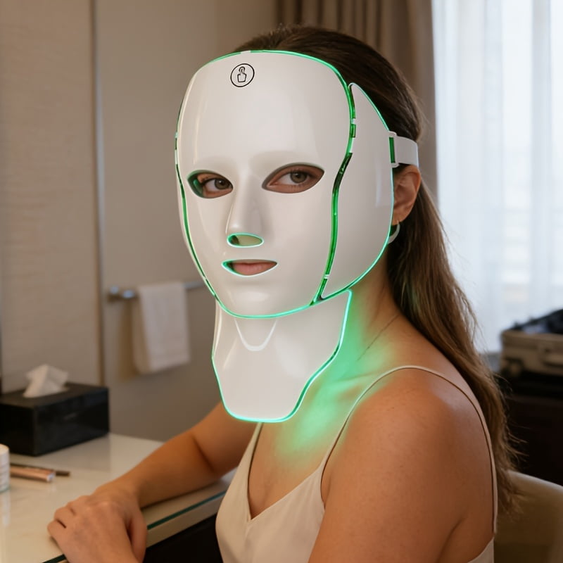 BeautifyEase, Face Mask, 7-Color LED Light Therapy for Skin Care