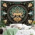 thumbnail image 2 of Gojian Boho Mandala Moth Tapestry,Hippie Floral Aesthetic Wall Tapestries, Psychedelic Aesthetic Decor, Tapestry for Bedrooms, Living Rooms, and Dorms, 2 of 6
