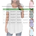 thumbnail image 3 of Camisetas Casuales de Mujer Cuello Redondo de Color Sólido con Diseño de Manga de Botón Ahuecado, Camiseta de Verano Ligera para Uso Diario, 3 of 9