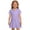 Light Purple, variant on Girls Short Sleeve Polos Dress with Pockets Back to School Uniform Summer Casual Flowy Dresses