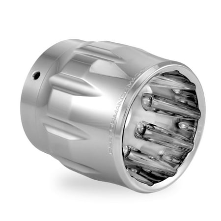 Rinehart Exhaust Dyna (Performance Machine 0204-2015TEC-CH Elite Exhaust End Cap for Rinehart 4in. Slip-On - Tech 10 -)