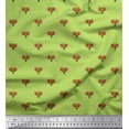 thumbnail image 1 of Soimoi Polyester Crepe Fabric Elephant Face Animal Printed Fabric 1 Yard 42 Inch Wide, 1 of 3