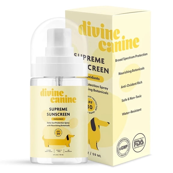 Divine Canine Daily Supreme Antioxidants SPF 30 Dog Sunscreen