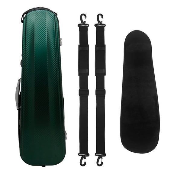 CIYISON Violin Box Carbon Fiber Hard Shell Suitable for Violin with Sheet Music Storage