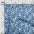 thumbnail image 2 of oneOone Silk Tabby Grayish Blue Fabric Kids Floral Sewing Material Print Fabric By The Yard 42 Inch Wide, 2 of 4