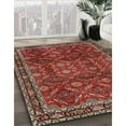 thumbnail image 2 of Ahgly Company Indoor Rectangle Traditional Dark Almond Brown Persian Area Rugs, 5' x 7', 2 of 6