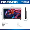 thumbnail image 2 of Daewoo TV 32 pulgadas HD LED Linux OS Dolby Audio WiFi 3 HDMI 2 USB AV Modelo DAW32H, 2 of 6