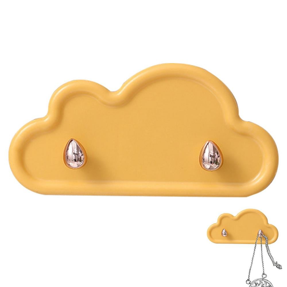 Geruite Key Holder For Wall Cloud Cute Wall Hangers Without Nails