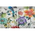 thumbnail image 2 of GZHJMY 24 Inch Length Kitchen Curtains Birds Flowers 2 Panels Half Window Sheer Curtains Rod Pocket Farmhouse Short Drapes for Bathroom Cafe Basement Home Decor, 2 of 7