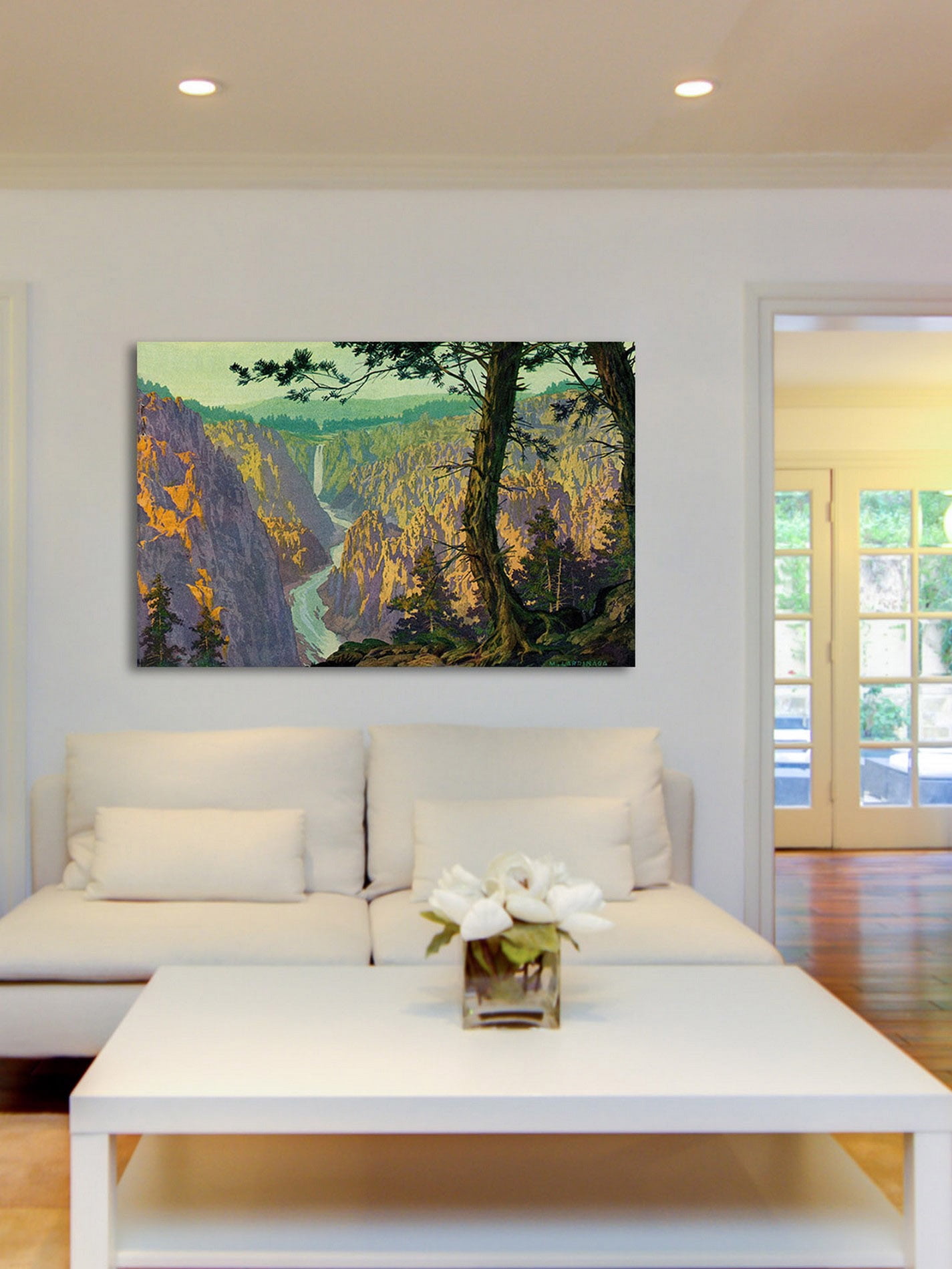 "Grand Canyon 2" Painting Print on Wrapped Canvas