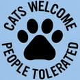thumbnail image 3 of CafePress - Cats Welcome People Tolerated Light T Shirt - Men's Classic Graphic T-Shirt, 3 of 4