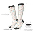 thumbnail image 6 of Fotbe Happy Easter print Women's Men's Novelty Crew Socks Cotton Socks Knee High Socks for Walking,Running,Nurses,Pregnancy, 6 of 8