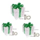 thumbnail image 2 of Caja de regalo iluminada navideña Wdftyju con lazo 3 uds decoraciones artísticas, 2 of 8