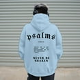 thumbnail image 5 of Christian Hoodies for Men 2025 Never Be Shaken Psalms Hoodie Long Sleeve Hooded Sweatshirt with Pockets Pullover Hoody, 5 of 6