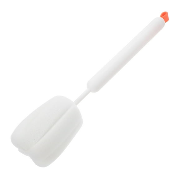 CTIRCHIU Scrub Brush Long Handle White Sponge 1Pcs