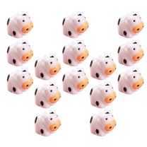 15-Piece Mini Cow Figurines Set, Decorative Dairy Animal Collectibles for Home Decor, Craft Projects, and Ideas