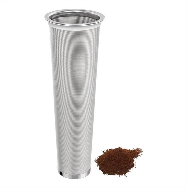 Filtro de Café Frío para Jarra MasonJar de Vidrio de 64 Oz - Fina, Filtro de Acero Inoxidable 304 con Anillo de Sellado