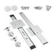 thumbnail image 2 of Rieles deslizantes para puertas de gabinetes abatibles ocultos, kit de herrajes para puertas de fácil instalación para gabinetes de cocina, , 550 mm, 2 of 8