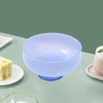 thumbnail image 1 of Frutero de vidrio, tazón de helado de vidrio con patas, tazón de sopa, tazón de exhibición de postre, tazón de helado para preparación de cocina, yogur de boda Azul Macarena Tazón de postre, 1 of 8