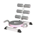 thumbnail image 1 of MotorGenic Foldable Ab Crunch Trainer Machine – Adjustable Core Workout Equipment for Home Gym, Toning & Strengthening Abs Pink, 1 of 11